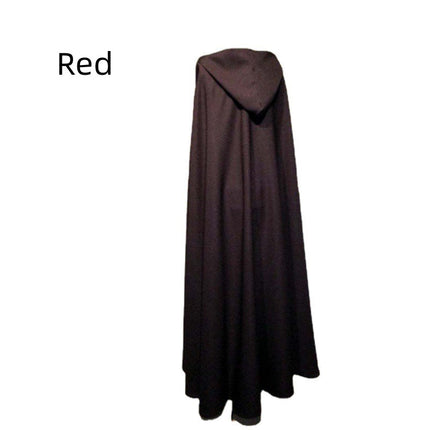 Men’s/Women’s Thick Hooded Cloak Coat – Warm Halloween Cape