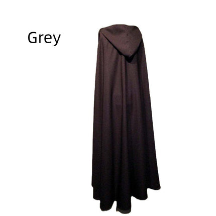 Men’s/Women’s Thick Hooded Cloak Coat – Warm Halloween Cape
