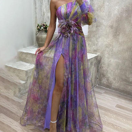 Women’s Asymmetrical Layered Dress