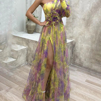 Women’s Asymmetrical Layered Dress
