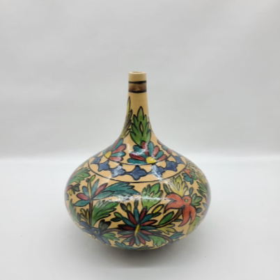 Ceramic Bottle Neck Vase - HighTouch 