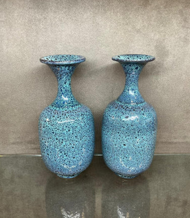 Blue Flower Vase - HighTouch 