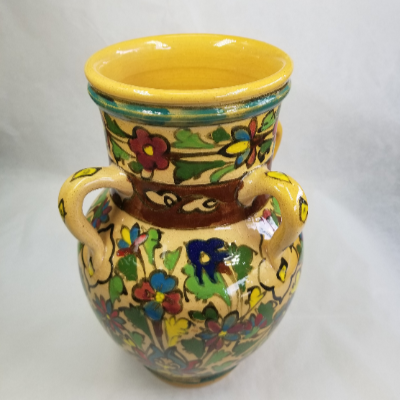 Glazed Flower Vase - HighTouch 