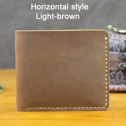 Vintage Crazy Horse Leather Wallet