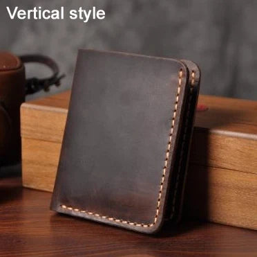 Vintage Crazy Horse Leather Wallet