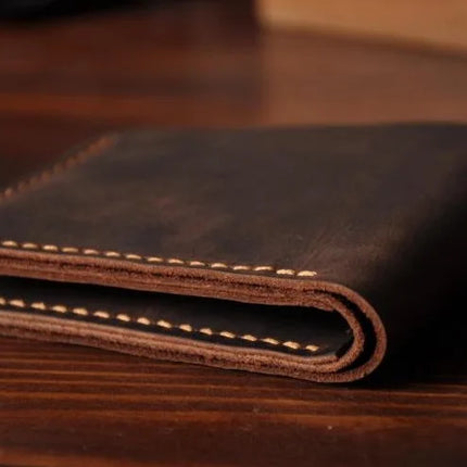 Vintage Crazy Horse Leather Wallet