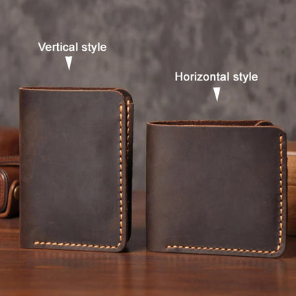 Vintage Crazy Horse Leather Wallet