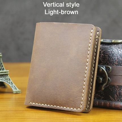 Vintage Crazy Horse Leather Wallet