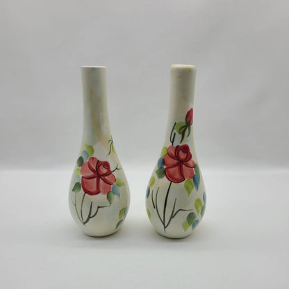 Red Rose Ceramic Vase - HighTouch 