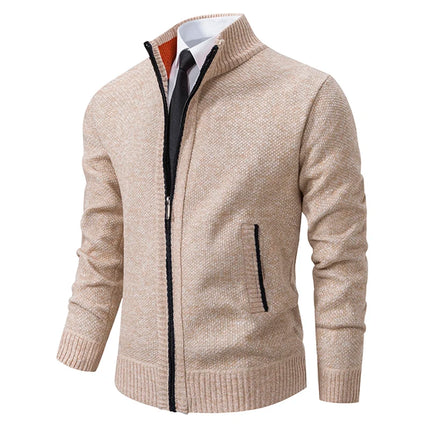 Men’s Fleece-Lined Zip Cardigan