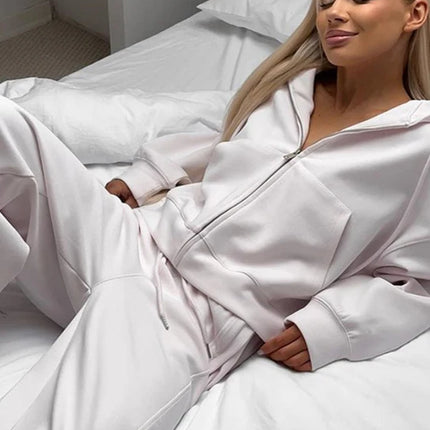 Women’s Zip-Up Hoodie & Pants Set