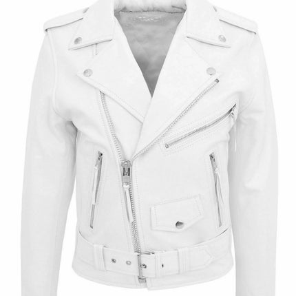Men’s Slim-Fit PU Leather Motorcycle Jacket