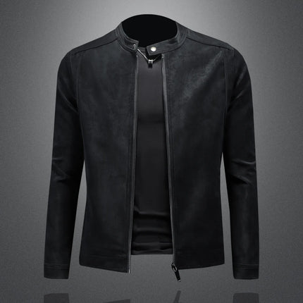 Genuine Leather Motorcycle Jacket For Men