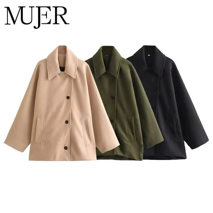 Oversize Longline Trench Coat