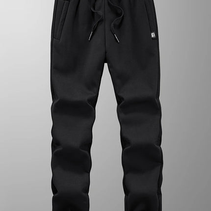 Men’s Fleece-Lined Joggers with Zip Pockets
