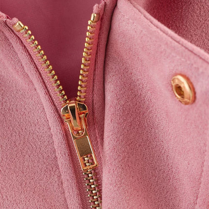 Oversized Suede Bomber Jacket