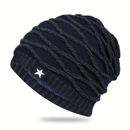 Fur-Lined Slouchy Winter Beanie Unisex