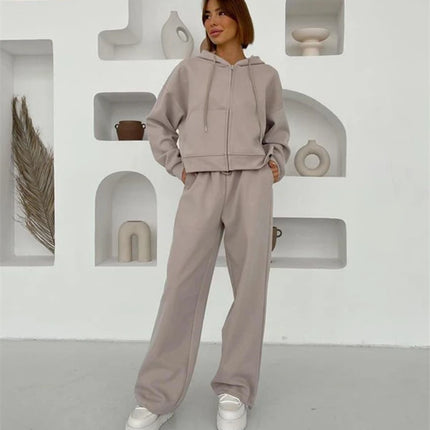 Women’s Zip-Up Hoodie & Pants Set