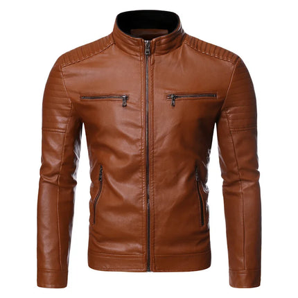 Men’s PU Motorcycle Jacket