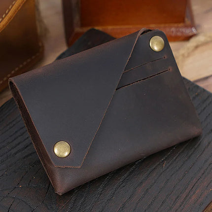 Vintage Crazy Horse Leather Wallet