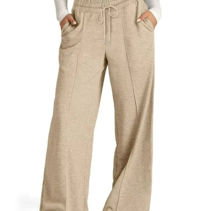Loose Straight-Leg Sweatpants