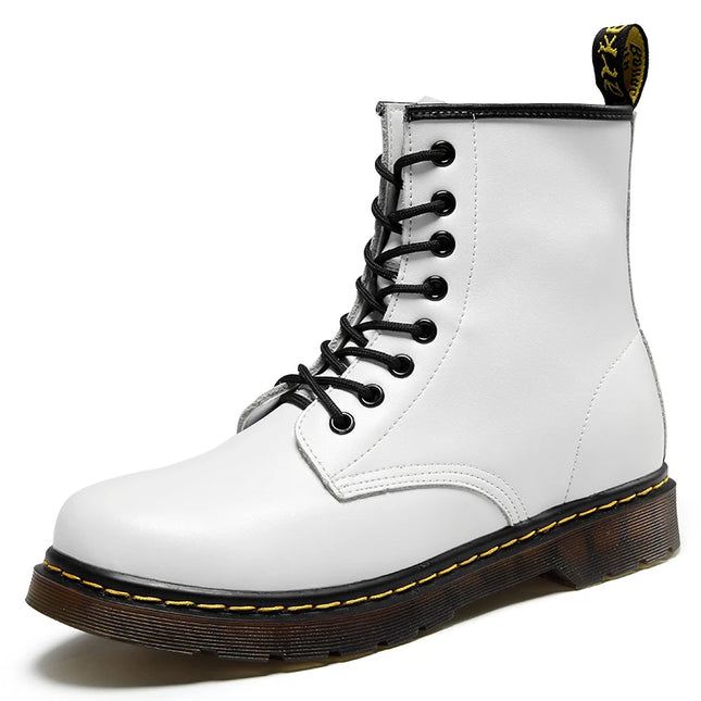 Men’s Fleece-Lined Leather Winter Chelsea Work Boots