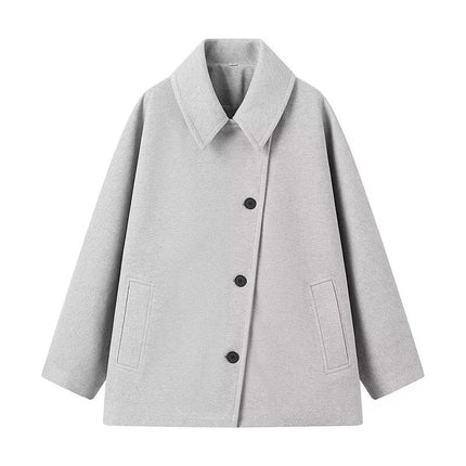 Oversized Faux Wool Winter Coat