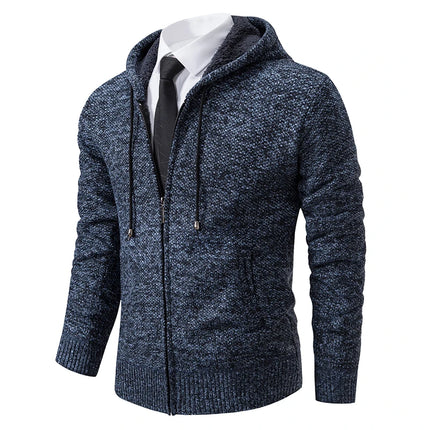 Men’s Fleece-Lined Zip Cardigan