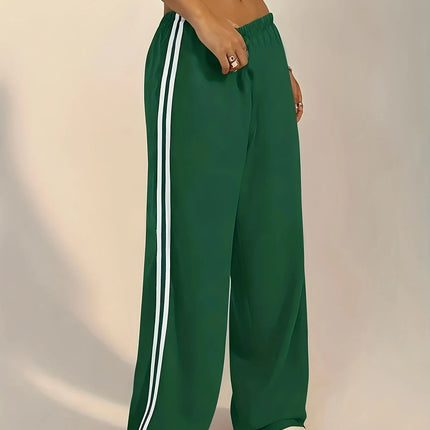 Women’s Casual Long Solid-Color Trousers
