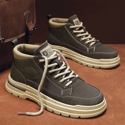 Men’s High-Top Anti-Slip Casual Boots