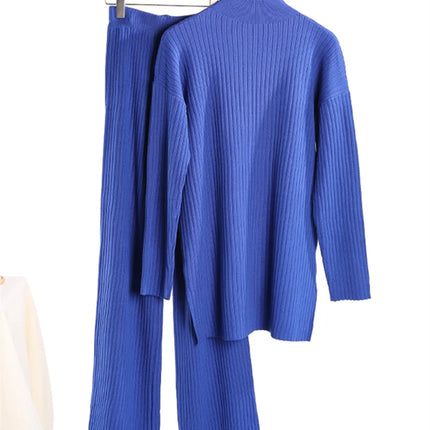 Women’s Knit Turtleneck Tracksuit Set