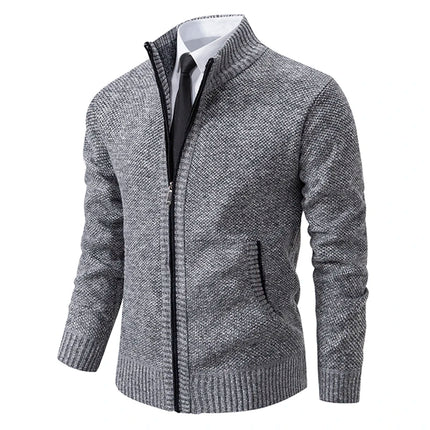 Men’s Fleece-Lined Zip Cardigan