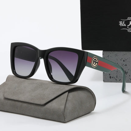Oversized Vintage Square Polygon Sunglasses