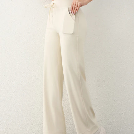 Wide-Leg Drawstring Sweatpants for Women