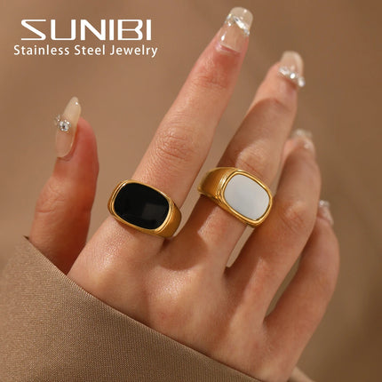 Vintage Shell Statement Ring