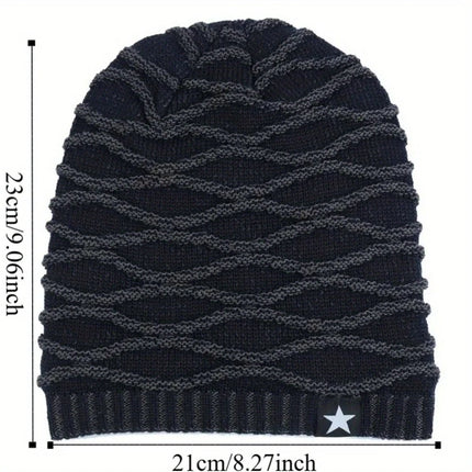 Fur-Lined Slouchy Winter Beanie Unisex