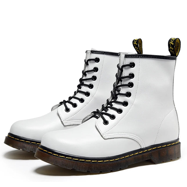 Men’s Fleece-Lined Leather Winter Chelsea Work Boots