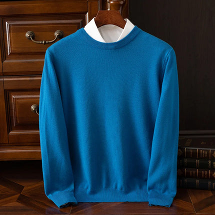 Men's Merino Wool Cashmere Sweater