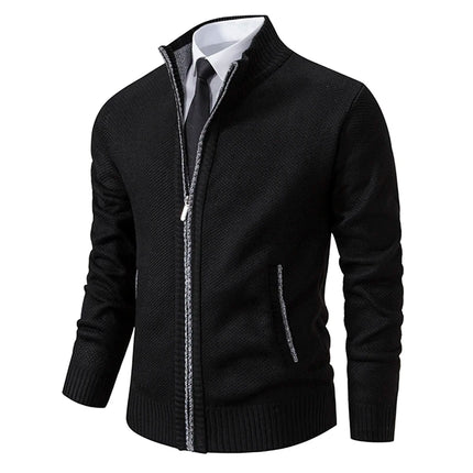 Men’s Fleece-Lined Zip Cardigan