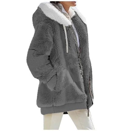 Women’s Hooded Zip-Up Fleece Jacket