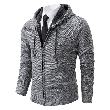 Men’s Fleece-Lined Zip Cardigan