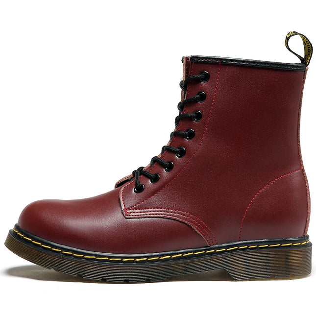 Men’s Fleece-Lined Leather Winter Chelsea Work Boots