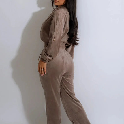 Women’s Velvet 2-Piece Tracksuit
