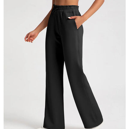 High Waist Wide Leg Sweatpants Women