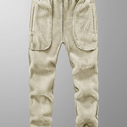 Men’s Fleece-Lined Joggers with Zip Pockets