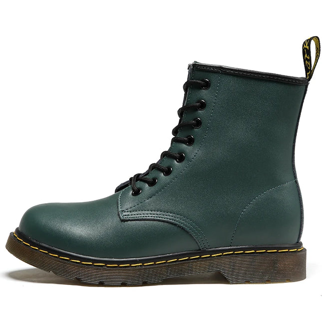 Men’s Fleece-Lined Leather Winter Chelsea Work Boots