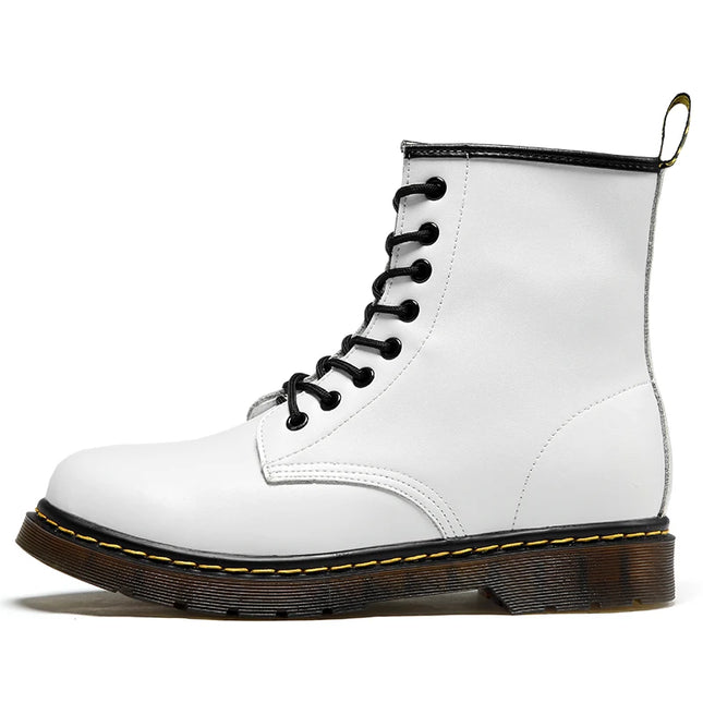 Men’s Fleece-Lined Leather Winter Chelsea Work Boots