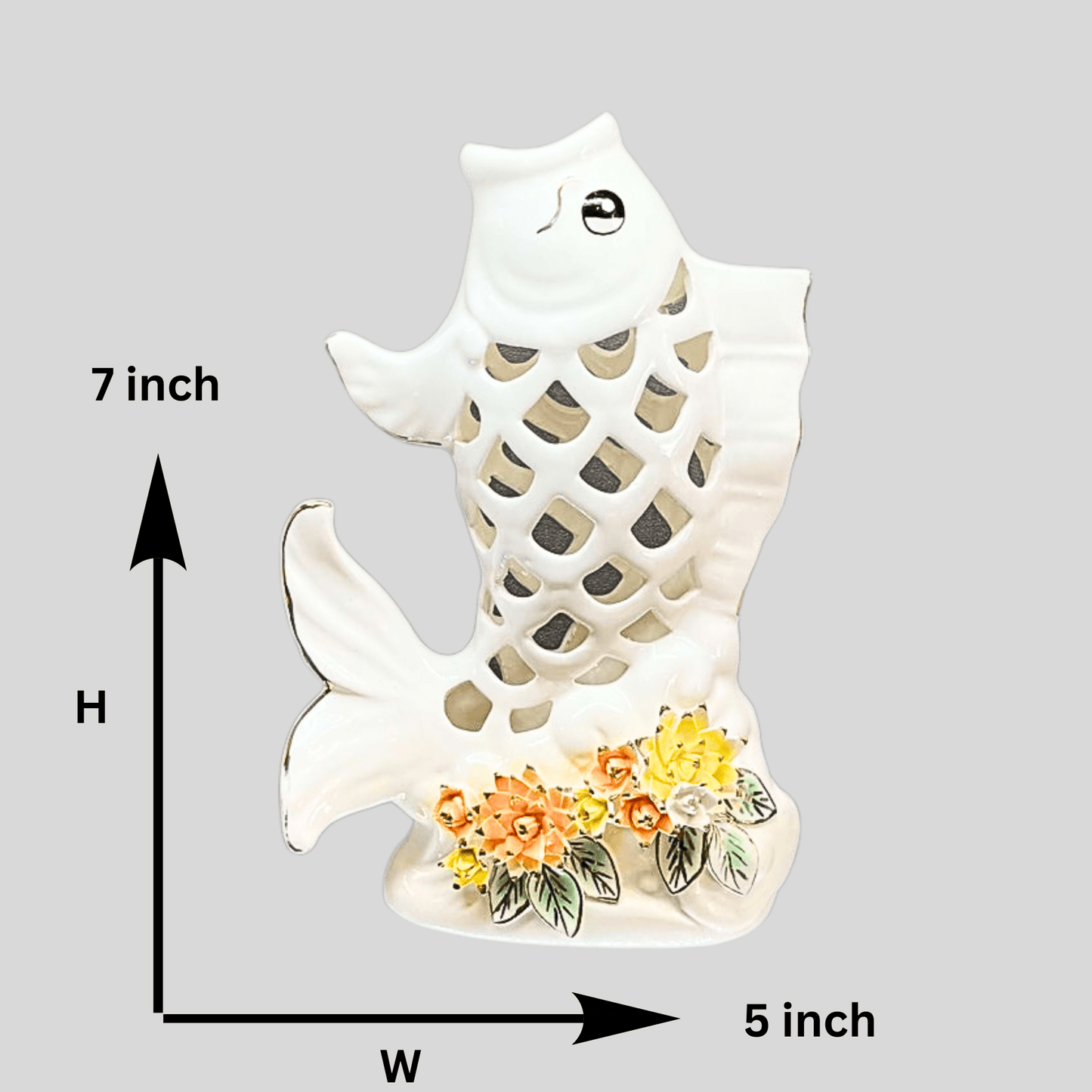 White Rose Decorative Fish