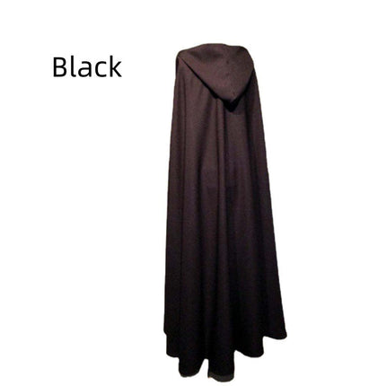 Men’s/Women’s Thick Hooded Cloak Coat – Warm Halloween Cape