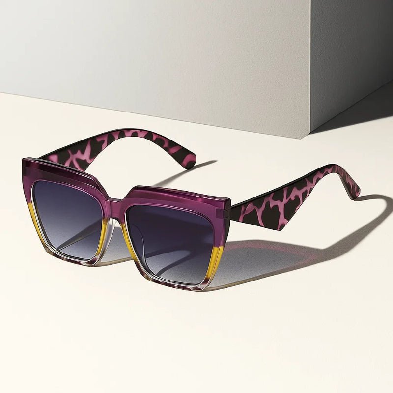 Oversized Square Sunglasses Retro Luxury UV400 Protection Oversized Sunglasses Man Woman Fashion Rimless Vintage  main image 3